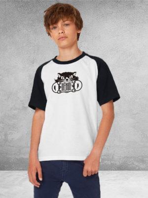 Camiseta Meow Baseball Kids